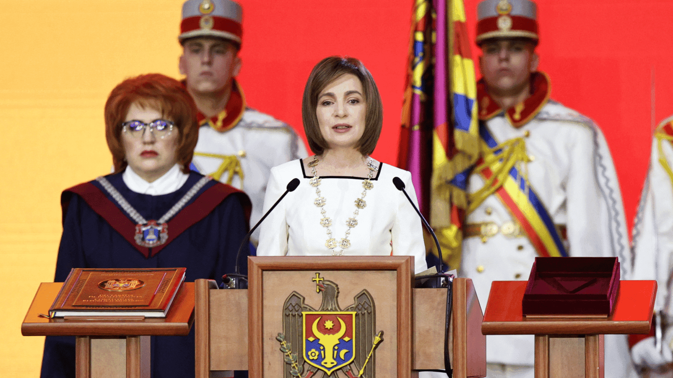 Maya Sandu has taken the oath for her second presidential term.