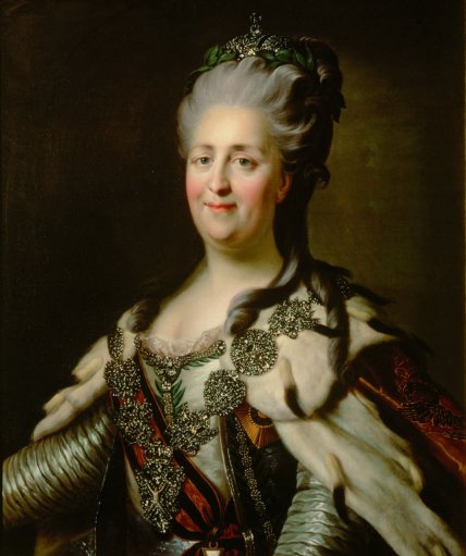 Императрица России Екатерина II. Картина Александра Рослина, 1780-е годы