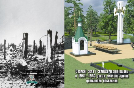 сожженные села и поселки Черниговщины в 1941-1943 годах